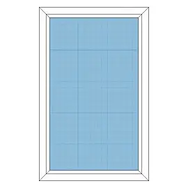 پنجره دوجداره یک لنگه ثابت